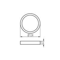 Montážní rámeček SP FRAME N 6W-R 31085 Kanlux starý kód 30381