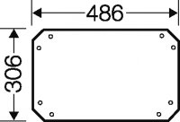 Hensel FP MP 40 Montážní deska 486x306mm