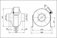 Maico 0080.0272 ERR 12/1 radiální ventilátor do kruhového potrubí
