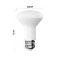 LED žárovka Classic R63 E27 7W  (60W) 806 lm teplá bílá EMOS ZQ7E41