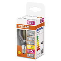 OSRAM Retrofit ilum DIMM čirá 230V E14 LED EQ60 2700K