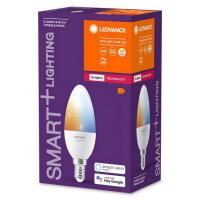 Světelný zdroj LEDVANCE SMART+ Candle Tunable White 4.9W 220V FR E14