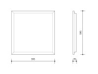 Vestavné svítidlo LED PANEL 600x600 4000K PANLUX PN22300001