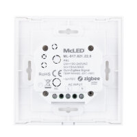 ZigBee nástěnný ovladač - řízení CCT, 1 zóna, AC napájení MCLED ML-917.821.22.0