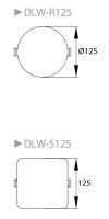 Vestavné svítidlo LED WALED 10W 860lm 4000K IP66  PF>0.5 125x20mm bílá