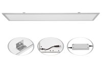 SMD panel 45W, 30x120cm, 4000K, IP20, 4300lm ECOLITE LED-GPL44/B-45