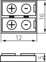 Konektor pro LED pasky CONNECTOR 8 KANLUX 19030