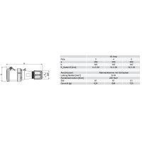 spojka 5 pólová, 63A/500V, 7h, IP44 PCE 2351-7