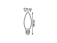 Filament-LED E14 C35 4W 350Lm 2700K RABALUX 1526