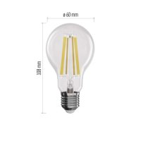 LED žárovka Filament A60 E27 11W (100W) 1521 lm teplá bílá EMOS ZF5164D