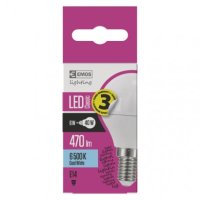 LED žárovka Classic Mini Globe E14 5W (40W) 470 lm studená bílá EMOS ZQ1222