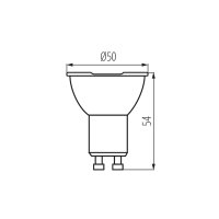 Světelný zdroj LED IQ-LEDEX GU10 2,5W-NW KANLUX 33769