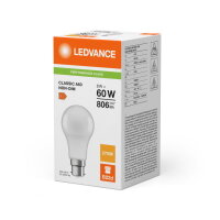 LEDVANCE LED CLASSIC A P 8.5W 827 Frosted B22d