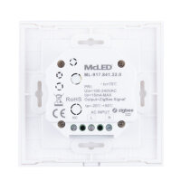 ZigBee nástěnný ovladač - řízení RGBW, 1 zóna, AC napájení MCLED ML-917.841.22.0