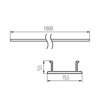 Difuzor SHADE CK G 26580 Kanlux 10 ks po 1m v balení