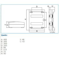 IP40 STD 24 GRI 04020 rozváděčová skříň IP 40 STANDARD IBOCO 04020