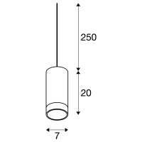 ASTINA QPAR51, Indoor, závěsné svítidlo, bílé    SLV 1002937