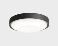 Stropní svítidlo BESEL d250mm tmavě šedá 20W 3000K IP65- Kohl Lighting