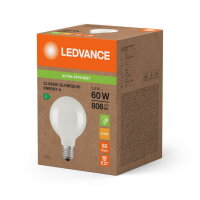 LEDVANCE LED CLASSIC GLOBE ENERGY EFFICIENCY A S 3.8W 827 Frosted E27