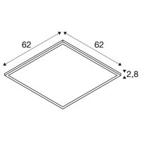 PANEL C, 625 34 W 830/840 UGR SLV 1008598