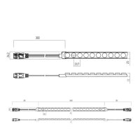 XFLEX WALLWASHER LED STRIP 20W/m reel=5m