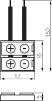 Konektor pro LED pasky CONNECTOR 8-CP KANLUX 19032