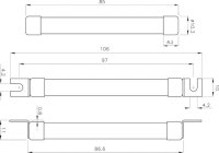 Válcová pojistka CH10x85 gR 2A/1200V ETI 002625220