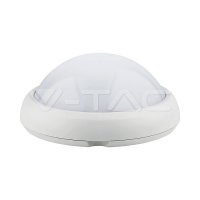 8W Dome Light Fitting White Body Round W