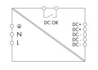 Spínaný napájecí zdroj Eco 1fáz. 24V DC 40 A Kontakt DC OK 6,0mm2 WAGO 787-736