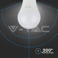 LED žárovka V-TAC 9W E27 A58 Plastic 6400K VT-210