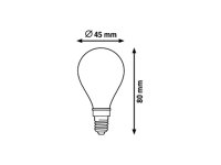 Filament-LED E14 G45 4W 350Lm 2700K RABALUX 1528