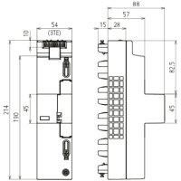 Kombinovaný svodič Typ1+2 DEHNshield ZP Basic 2 LSG pro TT a TN-S-Systémy 909731