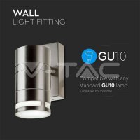 Wall Glass Fitting GU10 Steel Body 1 Way