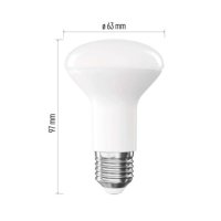 LED žárovka Classic R63 E27 7W  (60W) 806 lm neutrální bílá EMOS ZQ7E43