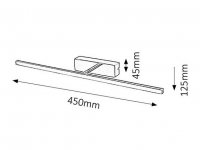 Picture slim LED 8W IP20 chrom RABALUX 3909