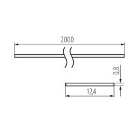 Difuzor SHADE J/K-FR 2m 26566 Kanlux 10 ks po 2m v balení