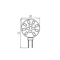 LED12 G4-WW Světelný zdroj LED (starý kód 08951) KANLUX 18502