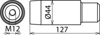 Senzor elektrického pole délka 127 mm pro venkovní vedení DEHN 767576