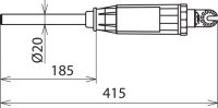 Zkušební hlava PHE III 6...20 kV 50 Hz k