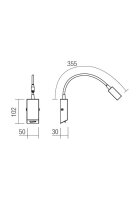 Nástěnné svítidlo HELLO AP LED 3W WH REDO 01-1193