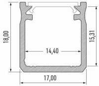 AL-PROFIL Y WHITE 2M (10-0091-20)