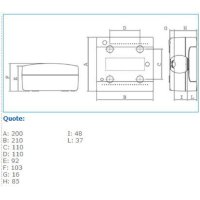 IP40 DSG 08 W 04083 rozváděčová skříň IP40 DESIGN IBOCO 04083