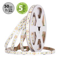 LED pásek SMD2835 WW 128LED/m 11,5W/m DC 24V 1950lm/m CRI90 IP20 10mm 50m