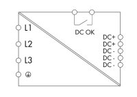 Spínaný napájecí zdroj Eco 3fáz. 24V DC 6,25 A Kontakt DC OK WAGO 787-738