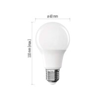 LED žárovka Basic A60 E27 9,4 W (60 W) 806 lm teplá bílá EMOS ZL5F42