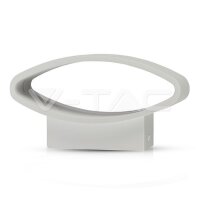 5W LED Wall Light White Body IP20 Warm W