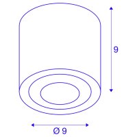 OCULUS CL LED nástěnné/stropní svítidlo černé DIM-TO-WARM 2000-3000K SLV 1004666