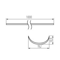 Difuzor SHADE-O H-W 26586 Kanlux 10 ks po 1m v balení