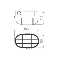 Žárovkové přisazené svítidlo MILO 7040T/P KANLUX 70523