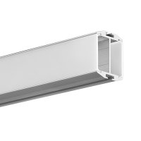 LED hliníkový profil KLUŚ GIZA-DUO-LL stříbrná anoda 1m /C2162_1m/ A02162|A_1